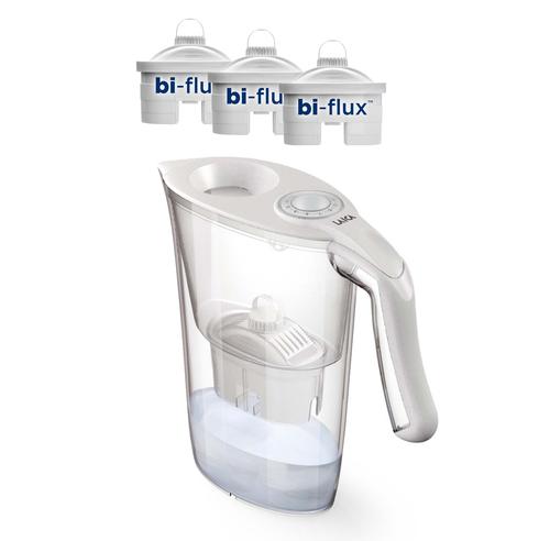 Cana filtranta de apa Laica Norma, 2.3L + 3 cartuse filtrante (Alb)