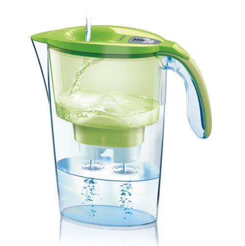 Cana filtranta de apa Laica Stream, 2.3 litri (Verde)
