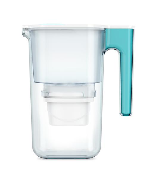 Cana filtranta de apa Aqua Optima Perfect Pour, 2.4 litri (Albastru)