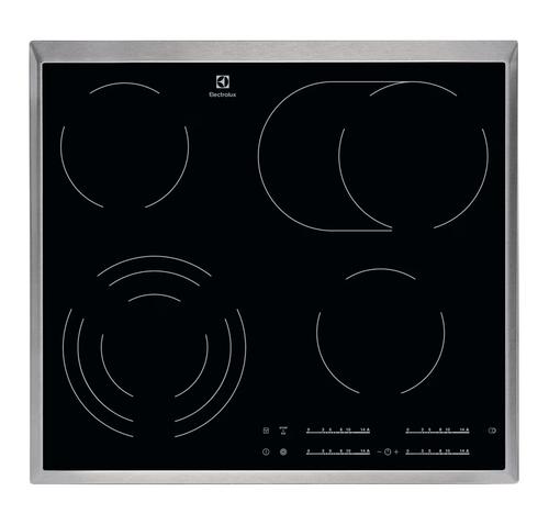 Plita incorporabila ELECTROLUX EHF46547XK, Vitroceramica, 4 arzatoare, Touch Control (Negru)
