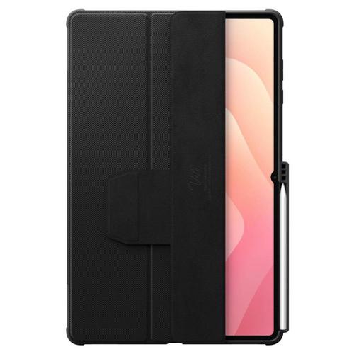 Husa Book Cover Spigen ACS10150 Rugged Armor Pro pentru Samsung Galaxy Tab S11 Ultra (Negru)