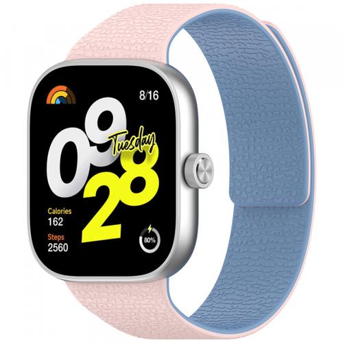 Curea Techsuit W016 pentru Xiaomi Smart Band / Watch Series (Roz/Albastru)