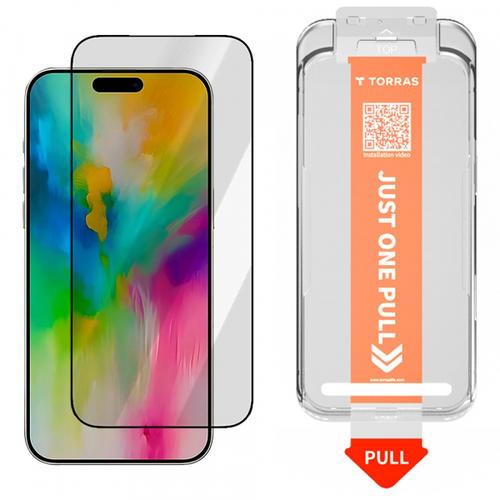 Folie de protectie Ecran Torras GlassGo Install Master pentru Apple iPhone 17 Pro Max, Sticla Securizata, Full Glue