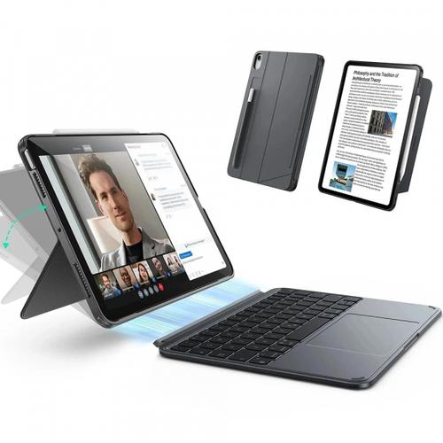 Husa cu Tastatura pentru Apple iPad Air 13 (2025) / Air 13 (2024), ESR, Shift, Gri
