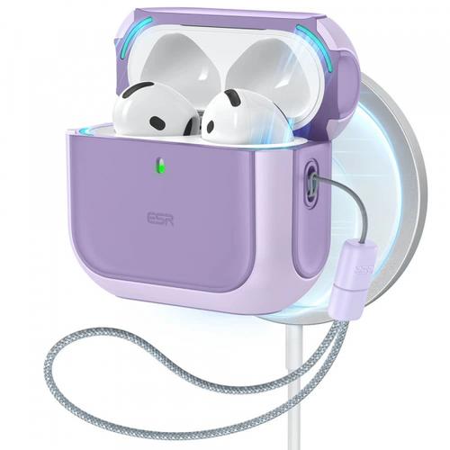 Husa ESR Orbit Hybrid pentru Apple AirPods 4, Mov