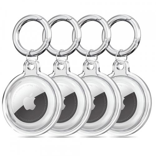 Husa Techsuit CT15 pentru Apple AirTag, Transparenta