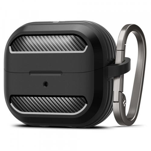 Husa Spigen Rugged Armor pentru Samsung Galaxy Buds3 FE / Buds3 Pro / Buds3, Neagra