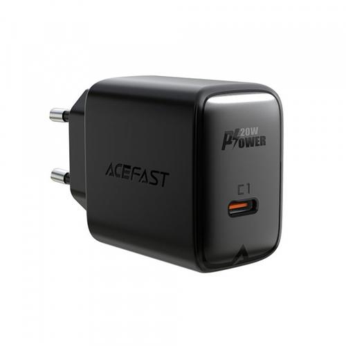 Incarcator Retea Acefast A1, 20W, 3A, 1 x USB-C (Negru)