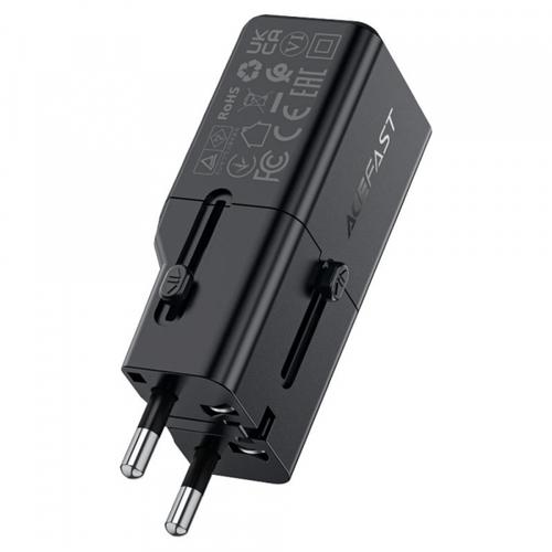 Incarcator Retea Acefast Z7 Travel, 30W, 3A, 1 x USB-C (Negru)