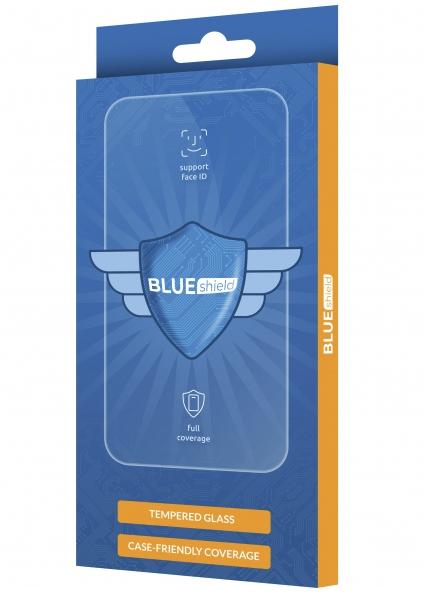 Folie de protectie Ecran Blue Shield pentru Samsung Galaxy S25 Ultra S938, Sticla Securizata, Full Glue, Case Friendly, Neagra