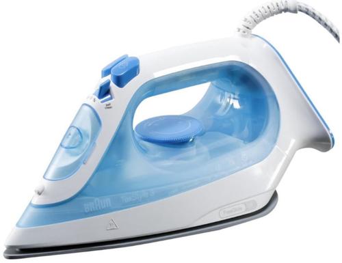 Fier de calcat Braun TexStyle 3 SI 3053 BL, 2400 W, Jet de abur 170 g/min, 0.27 l, Talpa FreeGlide 3D (Alb/Albastru)