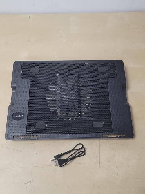 Cooler laptop Gembird NBS-1F17T-01, 17inch, 150mm, Negru