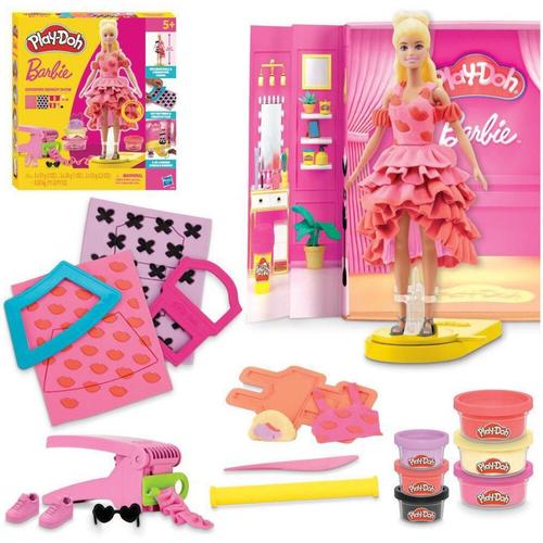 Set Play-Doh Barbie - Prezentarea de moda a designerilor, cu papusa inclusa
