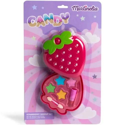 Set de infrumusetare Martinelia - Candy, Paleta de machiaj in forma de capsuna