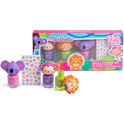 Set de infrumusetare Martinelia - My best friends, Set pentru unghii si abtibilduri