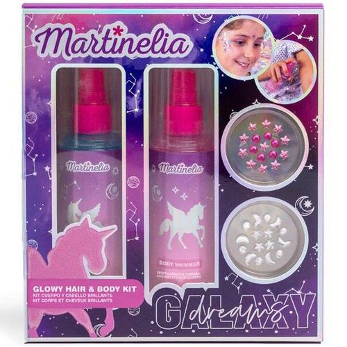 Set de infrumusetare Martinelia - Galaxy Dreams, Set stralucitor pentru par si corp