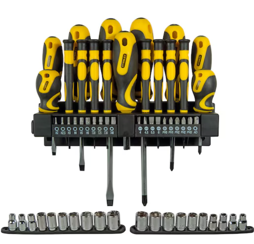 Set de insurubat Stanley STHT0-62143, 57 piese (Galben/Negru)