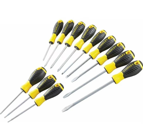 Surubelnite Stanley STHT0-60212, 12 piese (Negru/Galben)