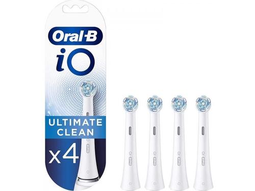 Rezerve periuta de dinti electrica Oral-B iO Ultimate Clean, compatibile doar cu seria iO, 4 buc, Alb