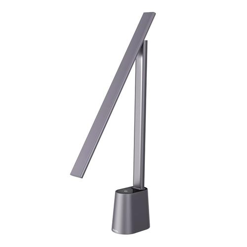 Lampa de birou Baseus Smart Eye DGZG-0G, reincarcabila, luminozitate ajustabila, 3 moduri temperatura culoare,senzor ambiental, touch, Gri