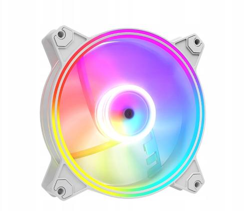 Ventilator Modecom VOLCANO APEX Reverse, 120x120x25mm, 1400 rpm, ARGB, 4 pin PWM (Alb)