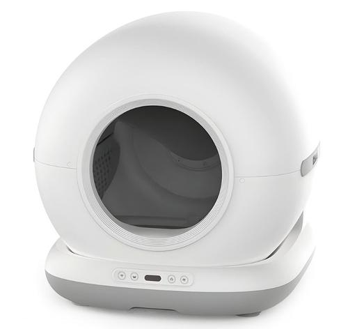 Litiera Automata iHunt Smart Cat Litter V7 Camera, Wi-Fi, Senzori, Camera video, Aplicatie Smart (Alb)