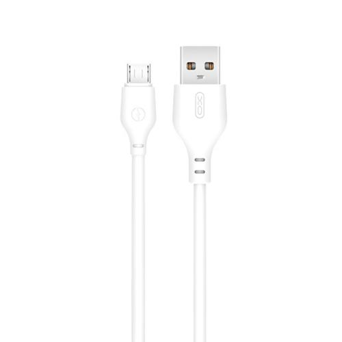 Cablu de date XO Design NB103, USB-A - microUSB, 18W, 1m (Alb)
