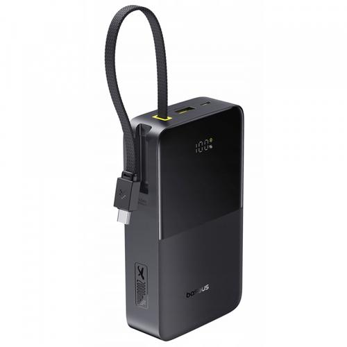 Baterie Externa Baseus EnerFill Bipow2 Pro, 20000mAh, 22.5W, QC + PD, 1 x USB-A - 2 x USB-C, E0027701 (Negru)