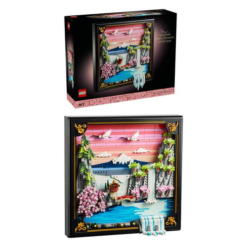 LEGO® ART - Peisaj cu flori de cires japonez 31218, 1892 piese
