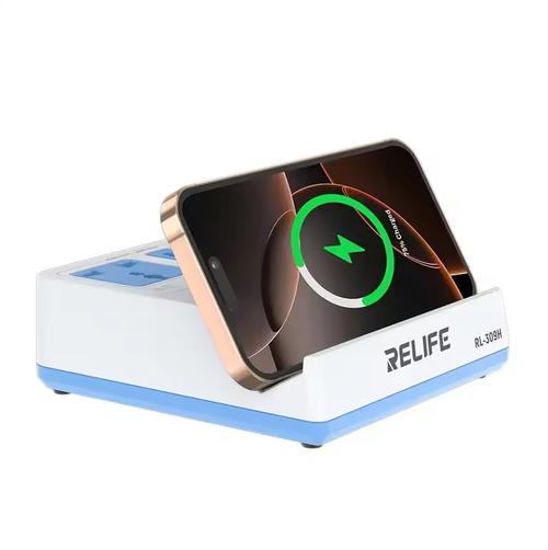 Incarcator Statie Relife RL-309H QI, 72W, 1 x USB-A - 3 x USB-C (Alb)