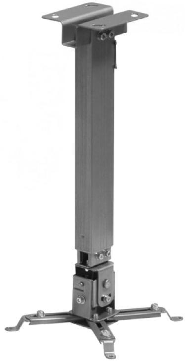 Suport Videoproiector de tavan Sopar TAPA 23056, reglabil, 43 - 65 cm, 12 Kg (Argintiu)
