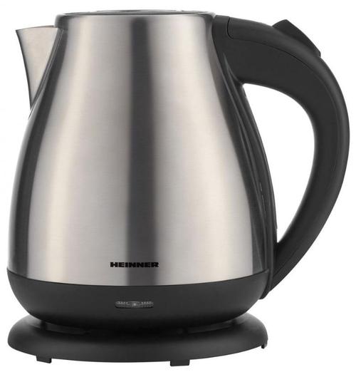 Fierbator Heinner HEK-17IX, 1850-2200 W, 1.7 L, element incalzire inox, oprire automata (Inox)