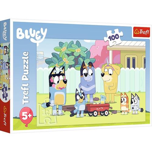 Puzzle Trefl - Minunata lume a lui Bluey, 100 piese