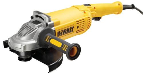 Polizor unghiular DeWalt DWE494, 2200 W, 230 mm diametru disc, 6600 RPM, M14 sistem prindere + aparatoare + maner lateral + cheie fixa + flansa interioara/exterioara