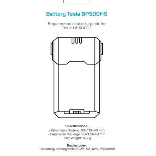 Baterie reincarcabilă Tesla BP500HS 25.9V 2500mAh pentru aspirator vertical