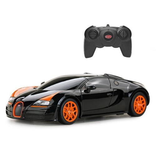 Masinuta cu telecomanda Rastar RC - Bugatti Veyron  Grand Sport Vitesse,  1:24, Negru
