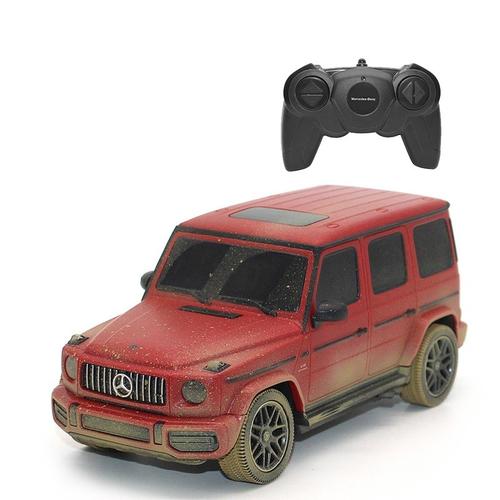 Masina cu telecomanda Rastar - Mercedes-Benz G63 AMG Muddy, 1:24 (Rosu)