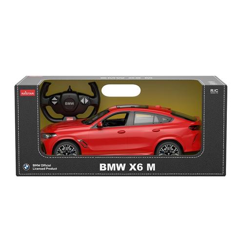 Masina cu telecomanda Bmw X6 M, Scara 1 La 14 (Rosu)
