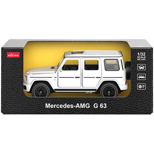 Masinuta diecast Rastar - Mercedes Benz AMG G63, 1:32, Alb