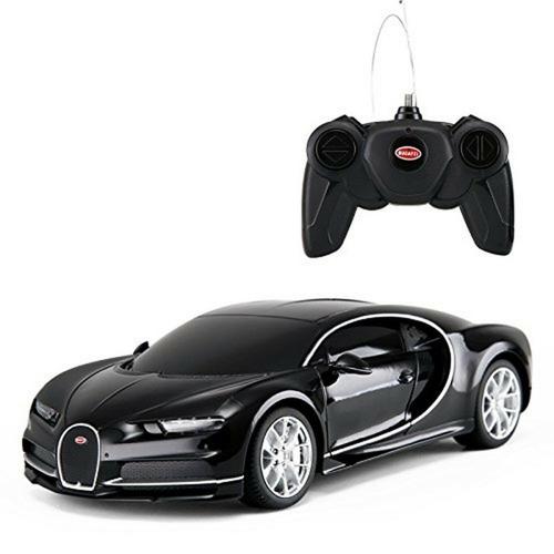 Masinuta Rastar RC - Bugatti Chiron, 1:24, Negru