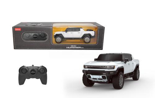 Masina cu telecomanda Hummer EV, scara 1 la 24 (Alb)