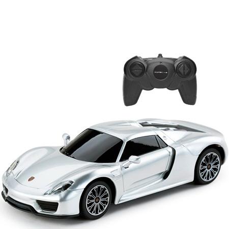 Masina cu telecomanda Porsche 981 Spyder (Argintiu)