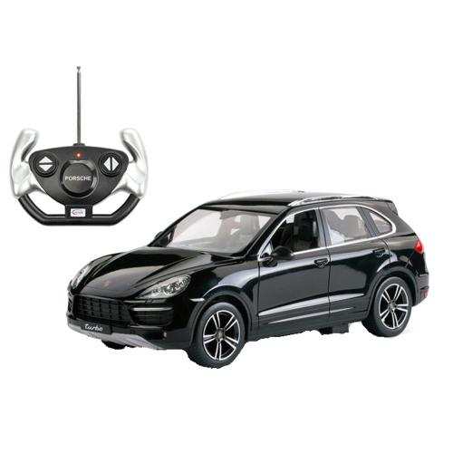 Masinuta Rastar RC - Porsche Cayenne Turbo, negru, 1:14
