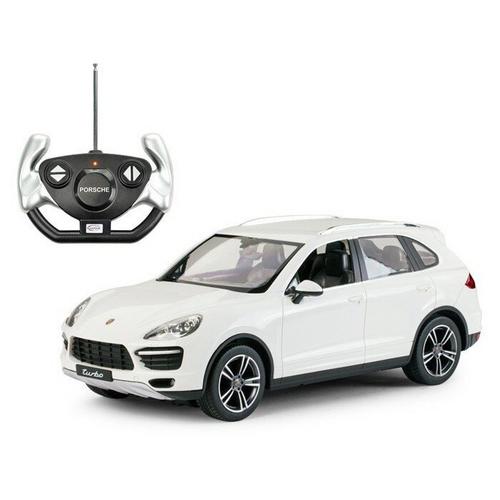Masinuta Rastar RC - Porsche Cayenne Turbo, alb, 1:14