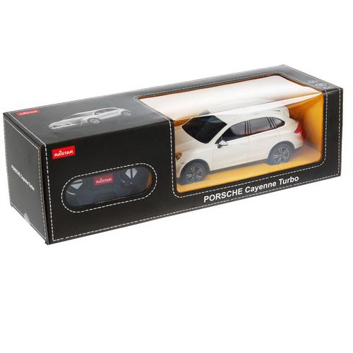 Masina cu telecomanda Porche Cayenne Turbo, 1 la 24 (Alb)