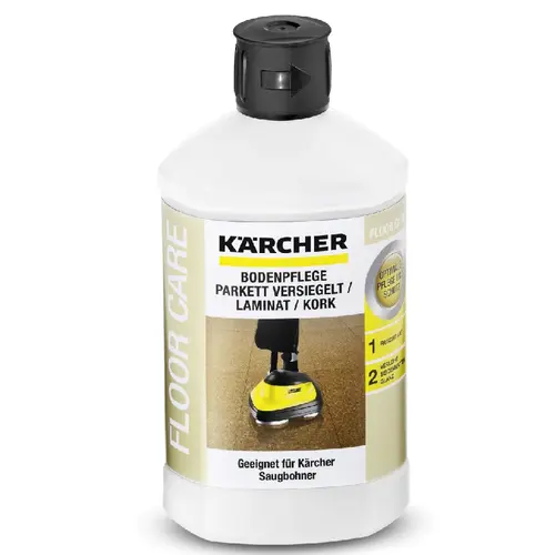 Detergent cu ceara pentru intretinerea parchetului, podelelor laminate si din pluta, Karcher RM531, 1l