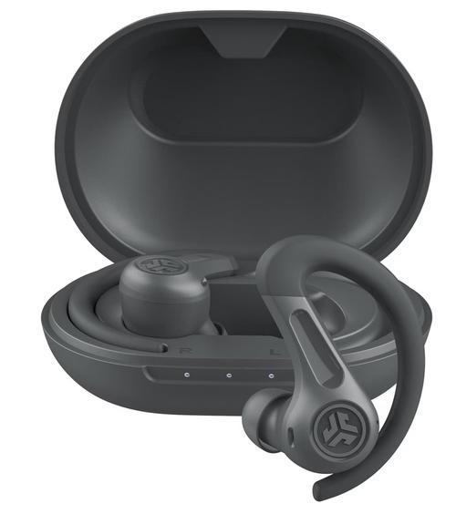 Casti Alergare JLAB JBuds Sport ANC 4, True Wireless, Bluetooth, In-Ear, Microfon, Noise Cancelling (Negru)