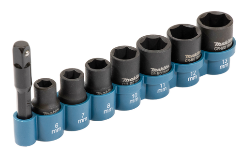Set tubulare de impact Makita E-12289, 1/4inch, 8 piese