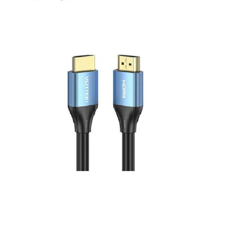 Cablu video Vention, HDMI(T) la HDMI(T), 2m, rezolutie maxima 4K la 60Hz/1080p la 60hz, conectori auriti, cupru, invelis PVC, Negru