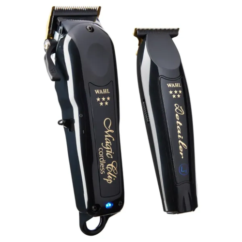 Aparat de tuns WAHL Barber Combo, Autonomie 100 minute, 0.5-1.2 mm (Negru)